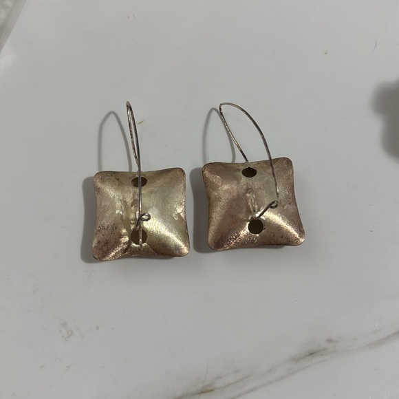 Sterling silver earrings lightweight - Picture 2 of 4